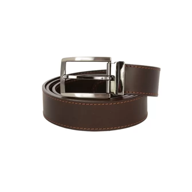 New Ceinture avec passant métal Homme Ceinture En Cuir