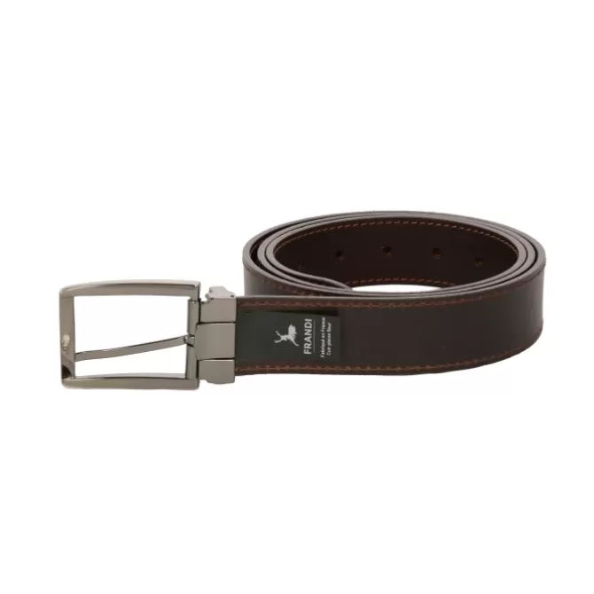 New Ceinture avec passant métal Homme Ceinture En Cuir