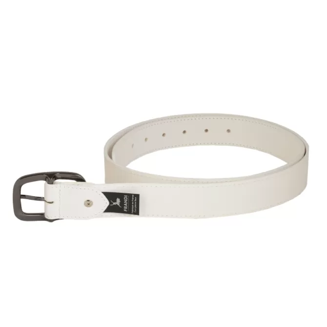 New Ceinture blanche 35 mm Femme Ceinture Cuir Femme