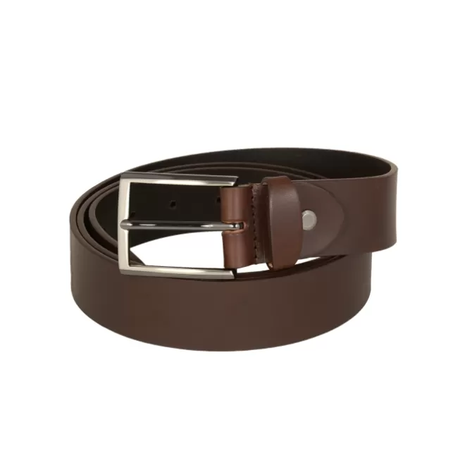 Sale Ceinture choco en cuir pour homme 35mm -3195 Homme Ceinture En Cuir