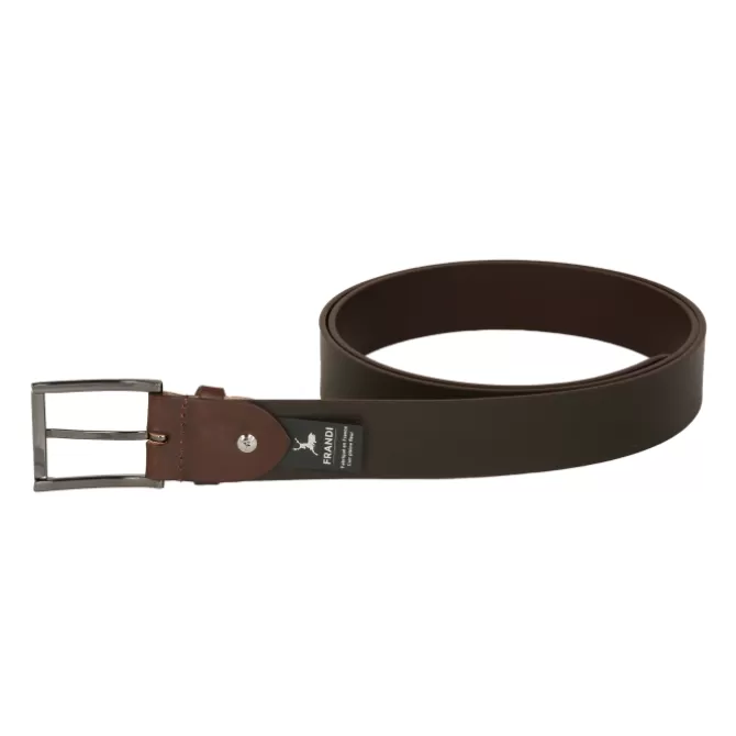 Sale Ceinture choco en cuir pour homme 35mm -3195 Homme Ceinture En Cuir