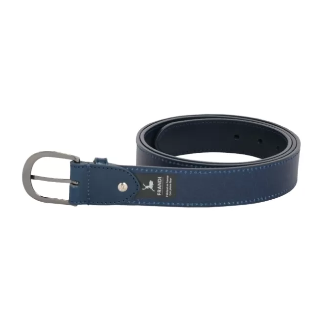 Online Ceinture cuir avec boucle arrondie - 35873 SP Femme Ceinture Cuir Femme