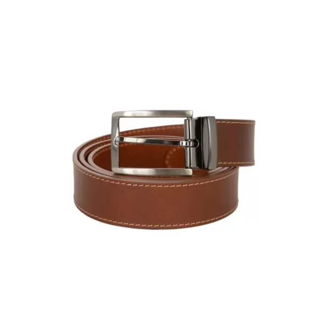 Sale Ceinture cuir passant métal Homme Ceinture En Cuir