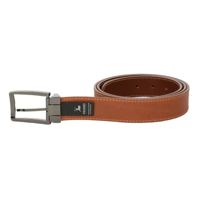 Sale Ceinture cuir passant métal Homme Ceinture En Cuir