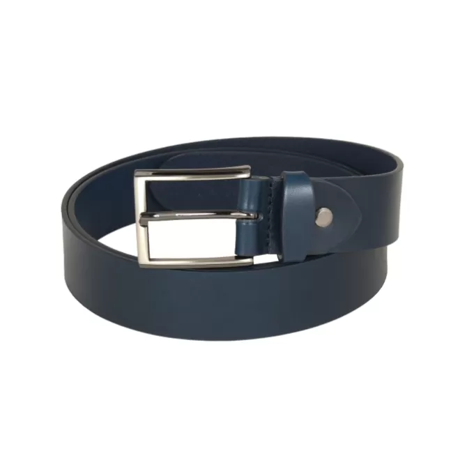 Fashion Ceinture homme marine en cuir luxe- Homme Ceinture En Cuir