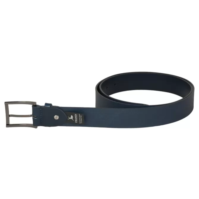 Fashion Ceinture homme marine en cuir luxe- Homme Ceinture En Cuir