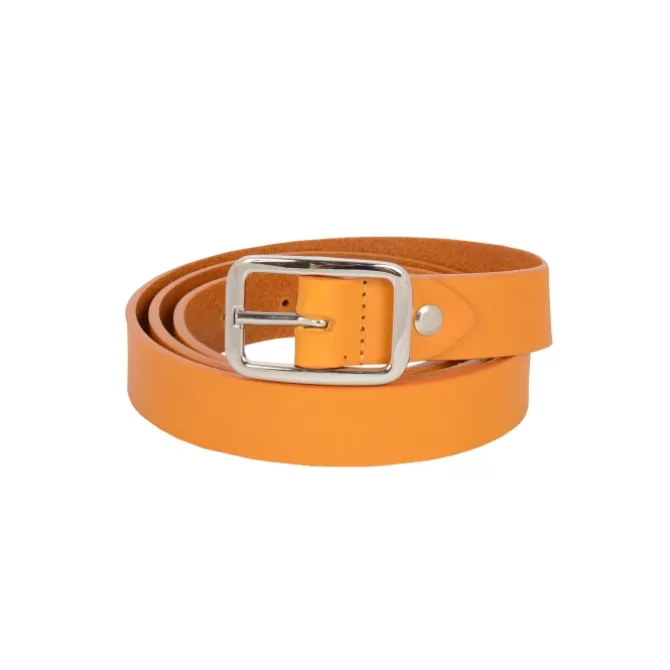 Discount Ceinture jaune - 25229 Femme Ceinture Cuir Femme