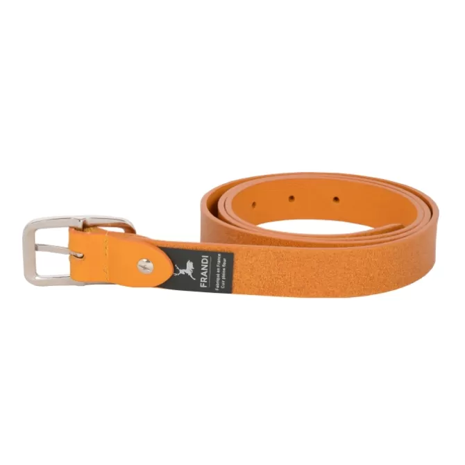 Discount Ceinture jaune - 25229 Femme Ceinture Cuir Femme