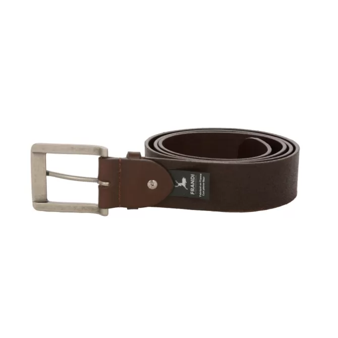 Cheap Ceinture marron western Homme Ceinture En Cuir