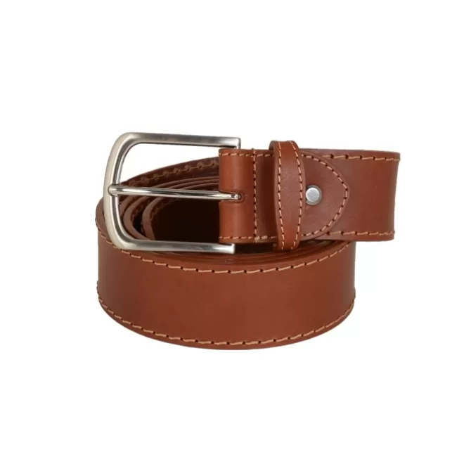 Cheap Ceinturon en cuir cognac Homme Ceinture En Cuir