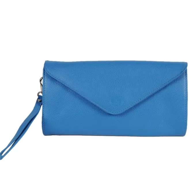 Best Pochette cuir bleu - Femme Pochette Cuir