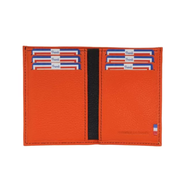 Store Porte carte homme en cuir bicolore - Femme Porte-Carte Cuir | Porte-Carte Cuir