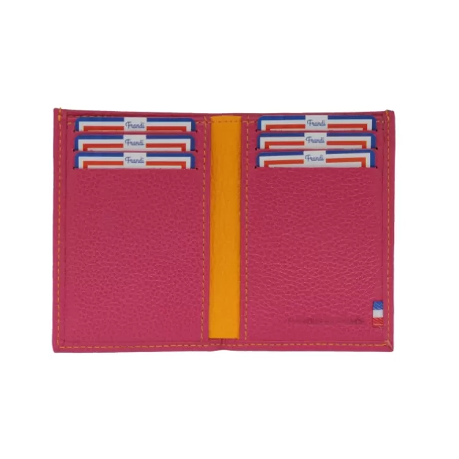 Store Porte carte homme en cuir bicolore - Femme Porte-Carte Cuir | Porte-Carte Cuir
