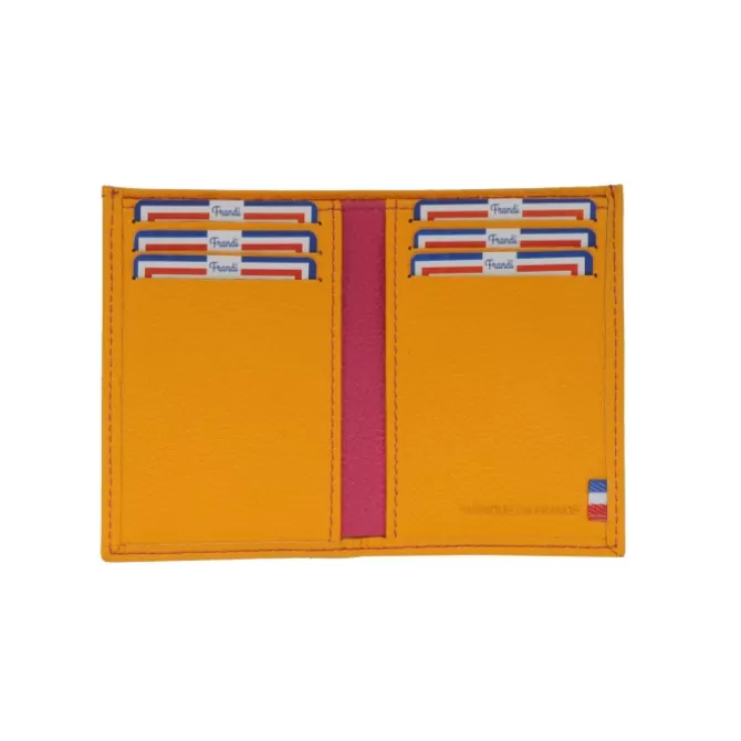 Store Porte carte homme en cuir bicolore - Femme Porte-Carte Cuir | Porte-Carte Cuir