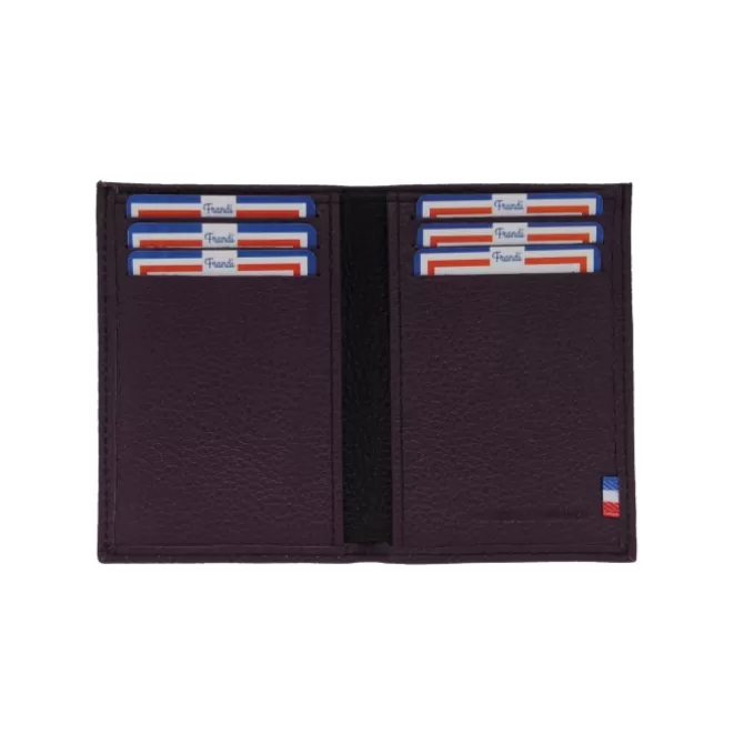 Store Porte carte homme en cuir bicolore - Femme Porte-Carte Cuir | Porte-Carte Cuir
