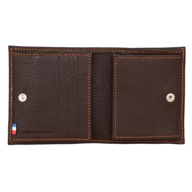 Cheap Porte monnaie sport surpiqûre Homme Porte-Monnaie Cuir