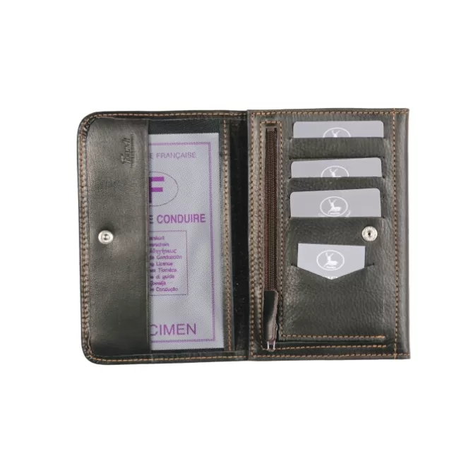 Flash Sale Porte papier voiture cuir marron - Homme Porte-Papier Cuir