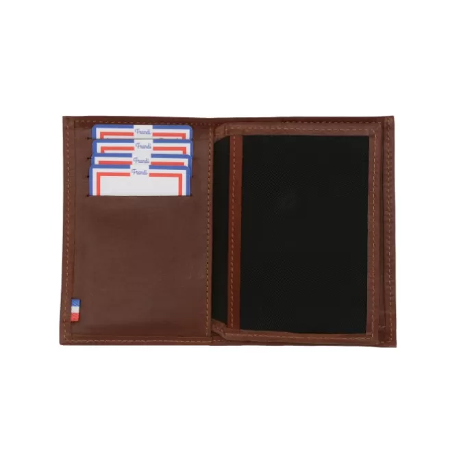 Cheap Portefeuille avec volet pour carte d'identité - Portefeuille 5939 Homme Portefeuille Cuir