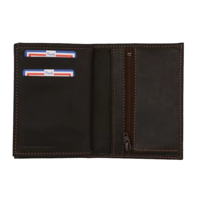 Cheap Portefeuille avec volet pour carte d'identité - Portefeuille 5939 Homme Portefeuille Cuir