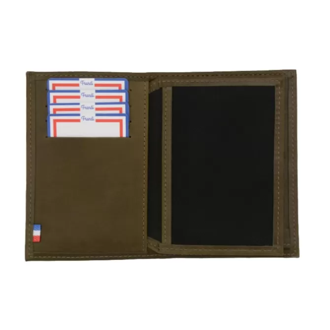 Cheap Portefeuille avec volet pour carte d'identité - Portefeuille 5939 Homme Portefeuille Cuir