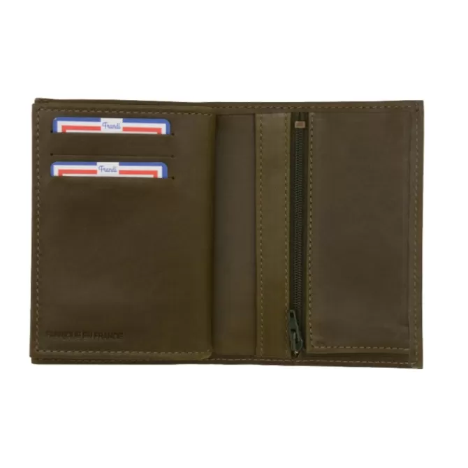 Cheap Portefeuille avec volet pour carte d'identité - Portefeuille 5939 Homme Portefeuille Cuir