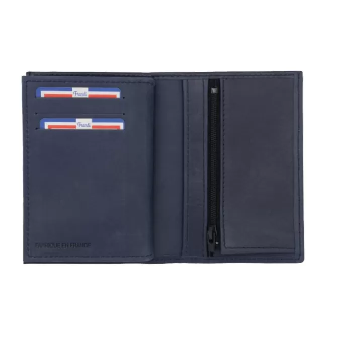 Cheap Portefeuille avec volet pour carte d'identité - Portefeuille 5939 Homme Portefeuille Cuir