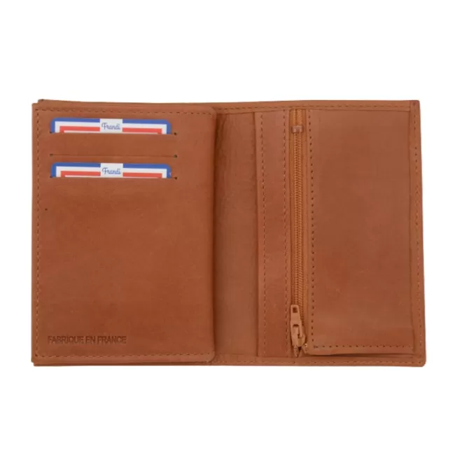 Cheap Portefeuille avec volet pour carte d'identité - Portefeuille 5939 Homme Portefeuille Cuir