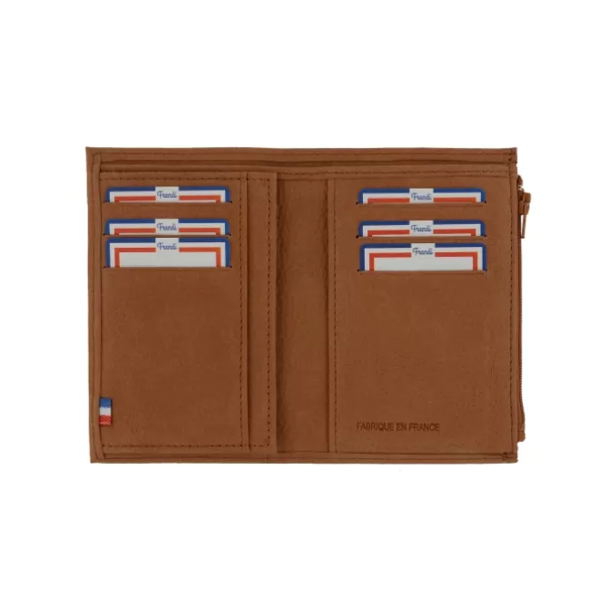 Cheap Portefeuille cuir femme - Portefeuille femme orange, violet ou rouge - 96469 Femme Portefeuille Cuir
