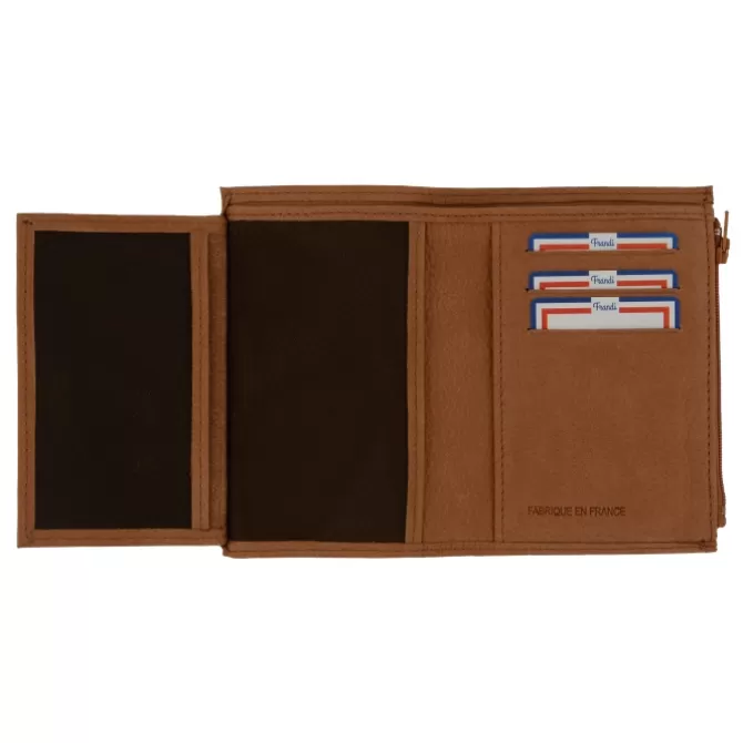 Cheap Portefeuille cuir femme - Portefeuille femme orange, violet ou rouge - 96469 Femme Portefeuille Cuir