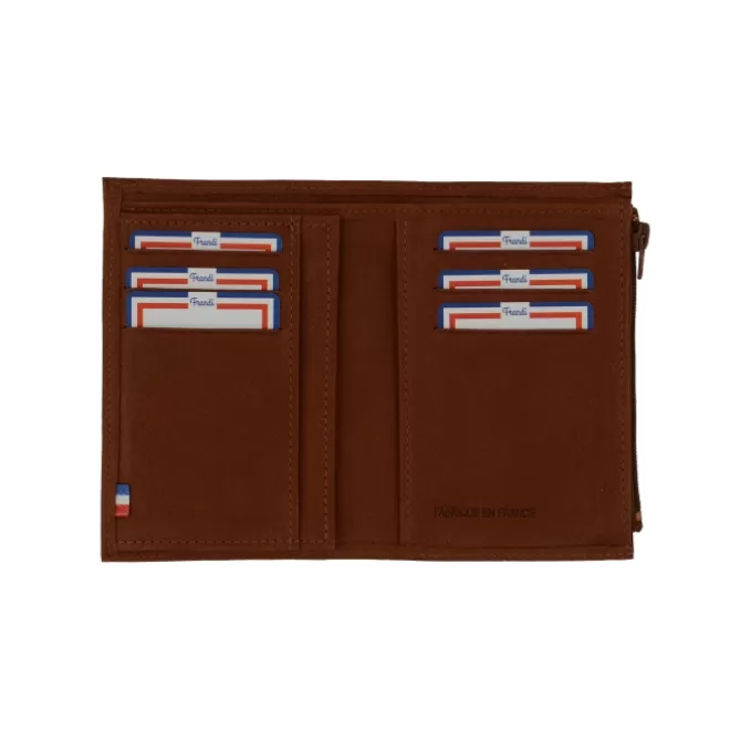 Cheap Portefeuille cuir femme - Portefeuille femme orange, violet ou rouge - 96469 Femme Portefeuille Cuir
