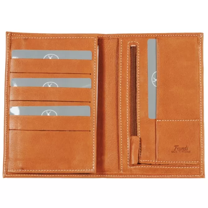 New Portefeuille cuir surpiqûre coloré - Homme Portefeuille Cuir
