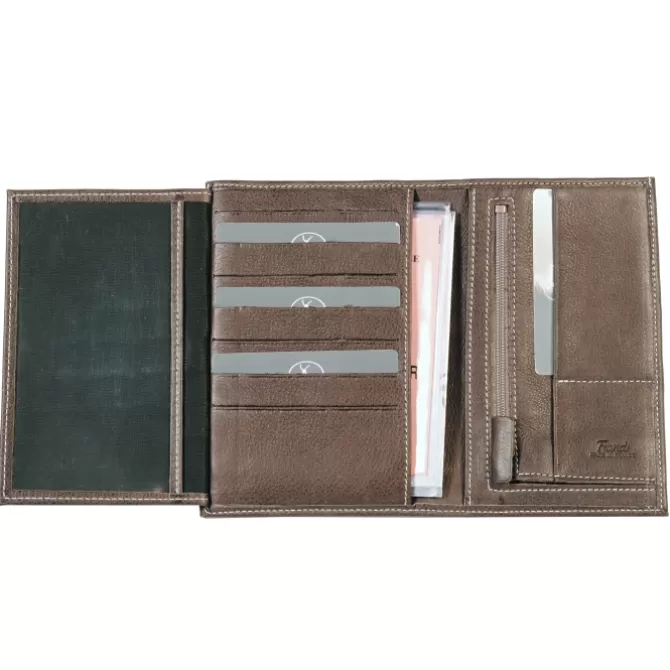 New Portefeuille cuir surpiqûre coloré - Homme Portefeuille Cuir