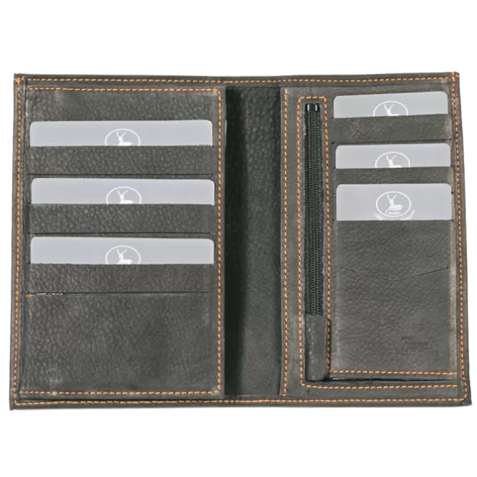 New Portefeuille cuir surpiqûre coloré - Homme Portefeuille Cuir