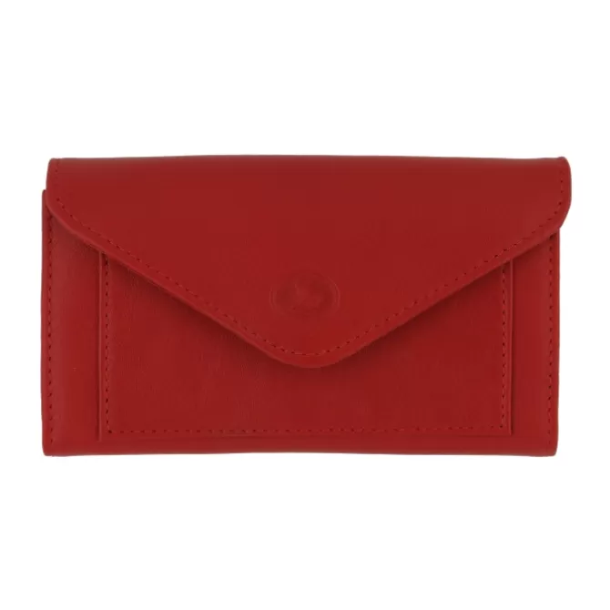 Flash Sale Portefeuille en cuir - Portefeuille femme rouge, bordeaux ou orange - .fr Femme Portefeuille Cuir