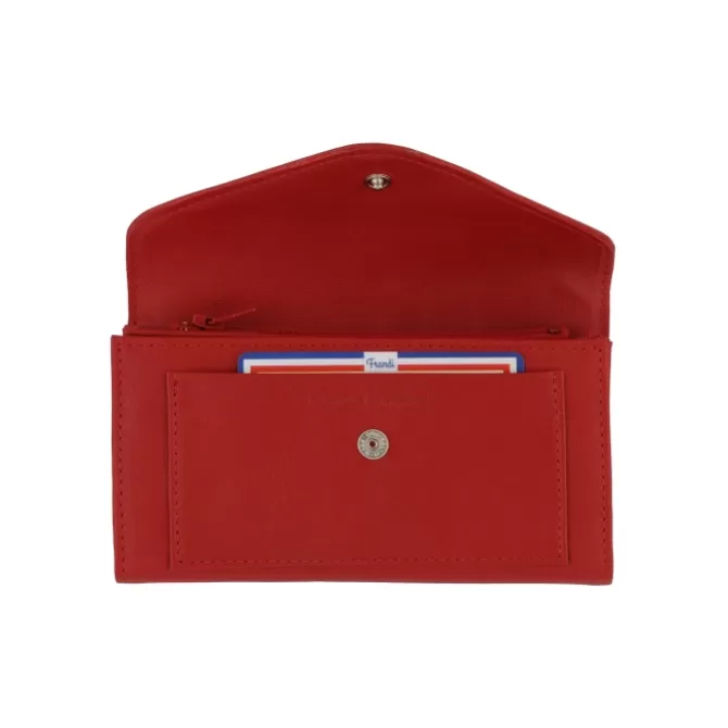 Flash Sale Portefeuille en cuir - Portefeuille femme rouge, bordeaux ou orange - .fr Femme Portefeuille Cuir