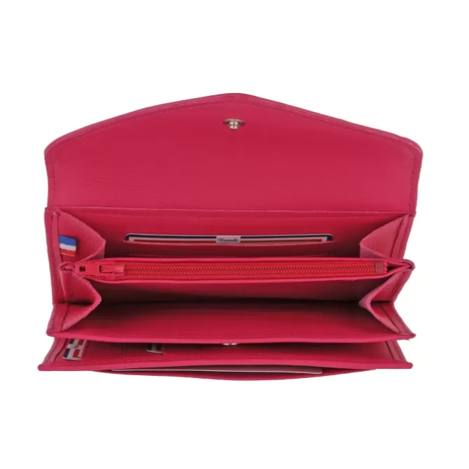 Flash Sale Portefeuille en cuir - Portefeuille femme rouge, bordeaux ou orange - .fr Femme Portefeuille Cuir