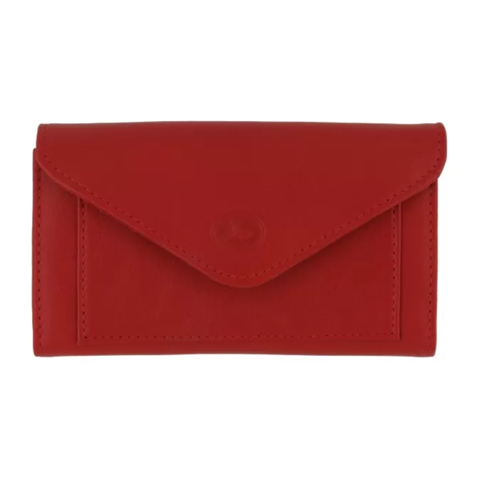 Flash Sale Portefeuille en cuir - Portefeuille femme rouge, bordeaux ou orange - .fr Femme Portefeuille Cuir