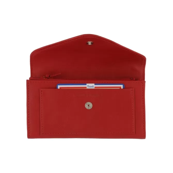 Flash Sale Portefeuille en cuir - Portefeuille femme rouge, bordeaux ou orange - .fr Femme Portefeuille Cuir
