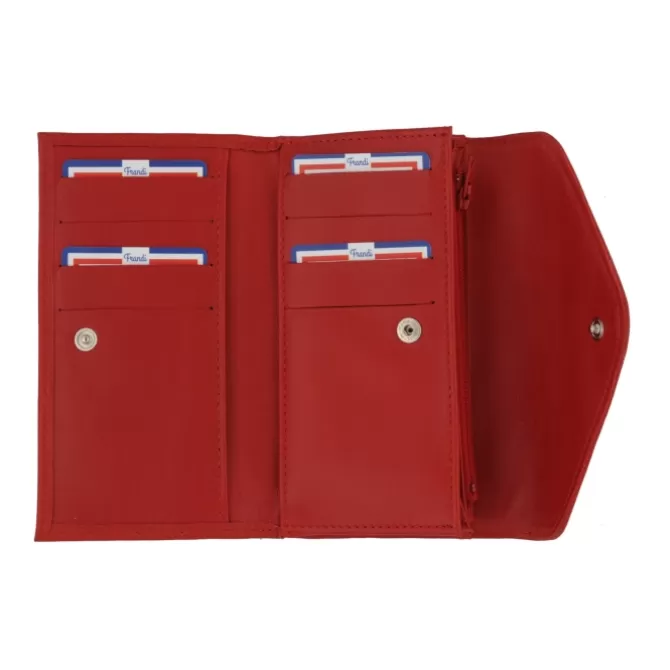 Flash Sale Portefeuille en cuir - Portefeuille femme rouge, bordeaux ou orange - .fr Femme Portefeuille Cuir