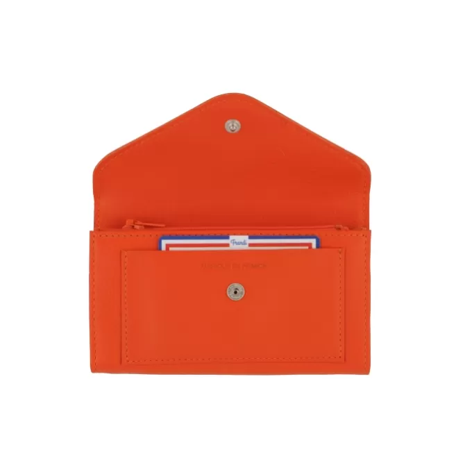Flash Sale Portefeuille en cuir - Portefeuille femme rouge, bordeaux ou orange - .fr Femme Portefeuille Cuir