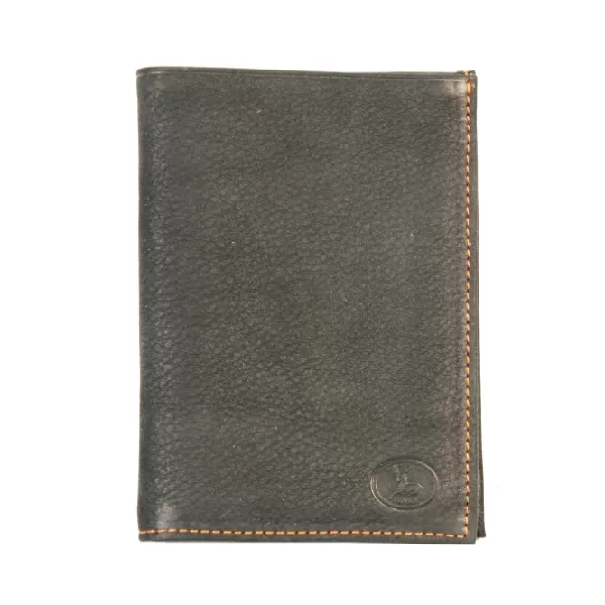 Cheap Portefeuille fin cuir noir - Homme Portefeuille Cuir