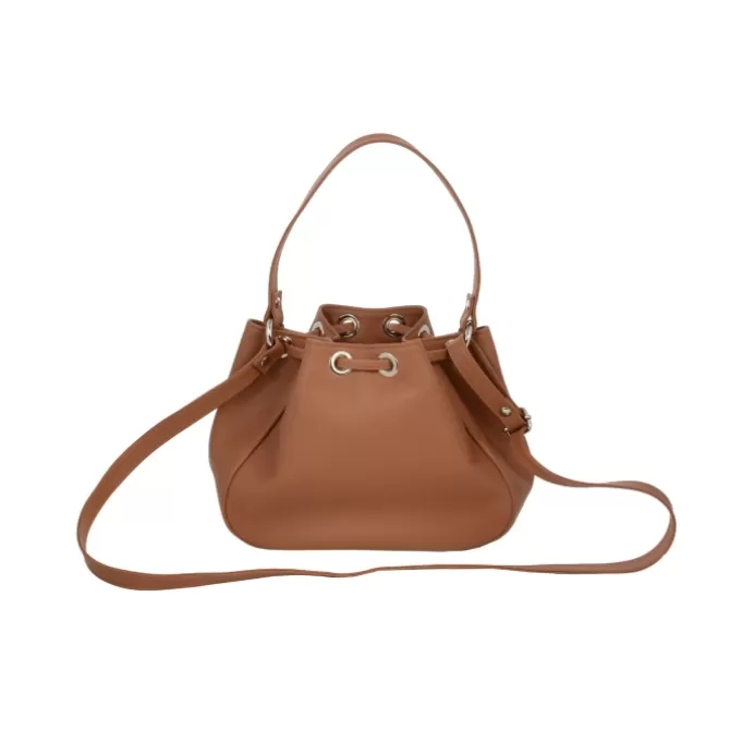 Sale Sac seau grainé Femme Sac Cuir