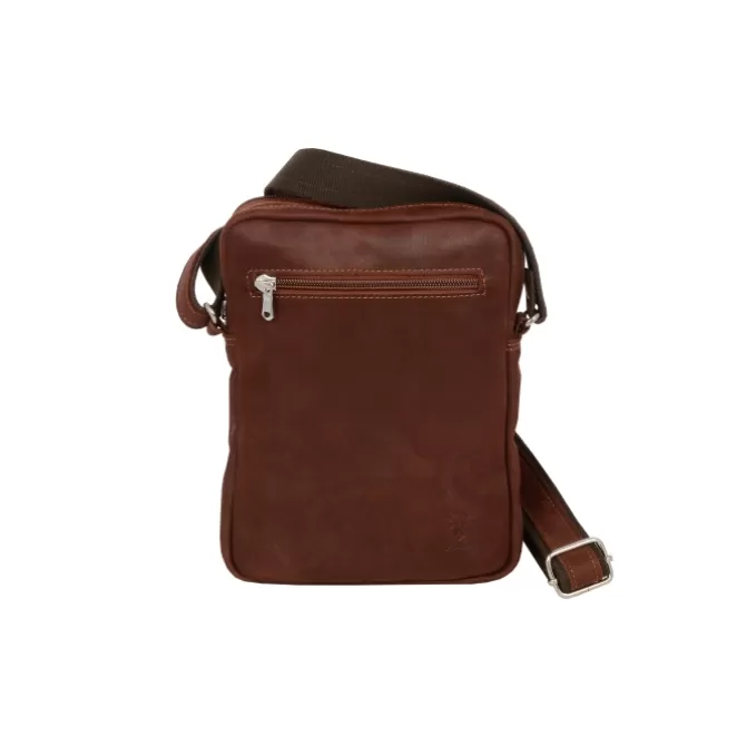 Outlet Sacoche en cuir avec double compartiment - Homme Sac-Sacoches Cuir